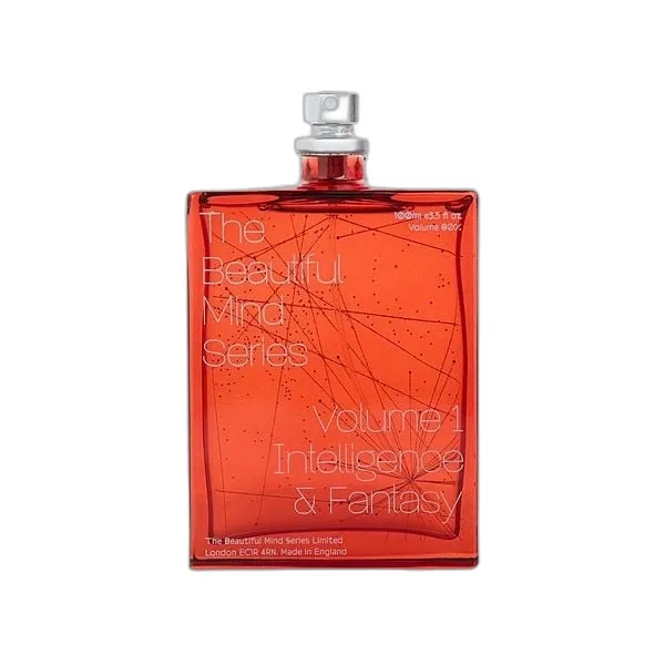 Frasco del perfume Escentric Molecules The Beautiful Mind Series Intelligence & Fantasy Eau de Parfum