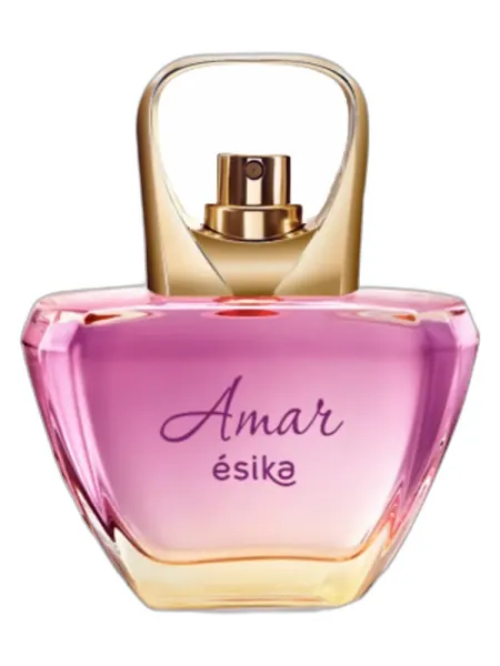 Frasco del perfume Ésika Amar Esika