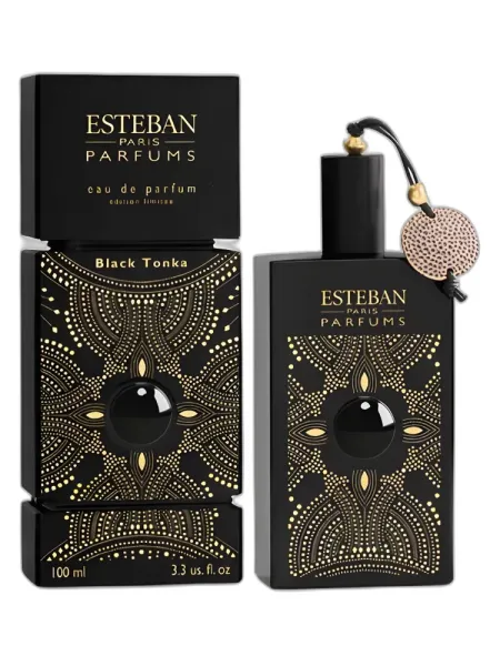 Frasco del perfume Esteban Black Tonka Eau de Parfum unisex Eau de Parfum