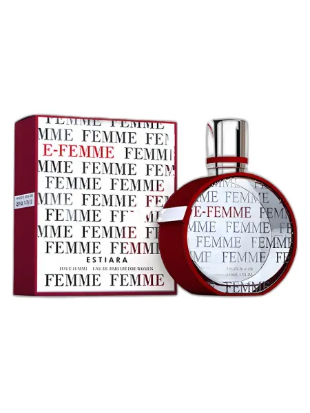 Frasco del perfume Estiara E-Femme Eau de Parfum