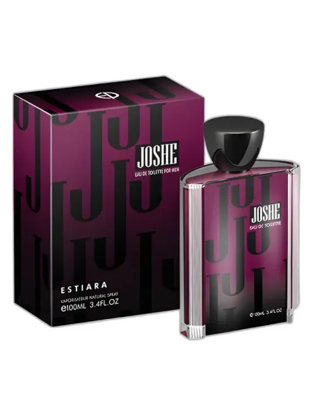 Frasco del perfume Estiara Joshe Red Eau de Toilette
