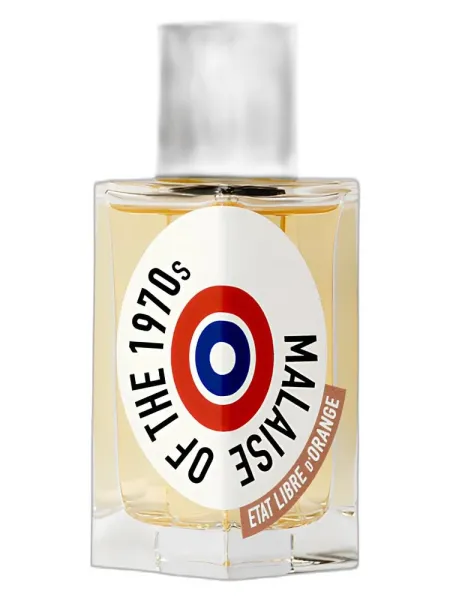 Frasco do perfume Etat Libre d'Orange Malaise of the 1970's unisex