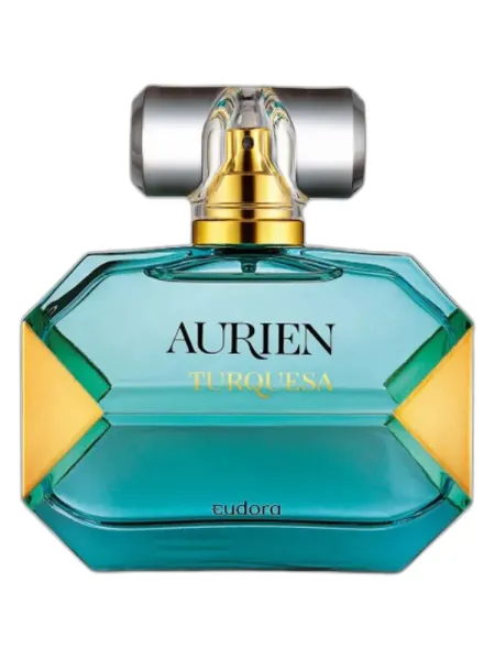 Frasco del perfume Eudora Aurien Turquesa