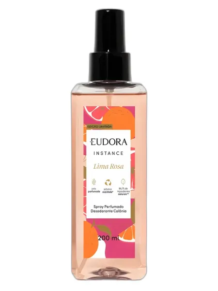 Frasco del perfume Eudora Instance Lima Rosa