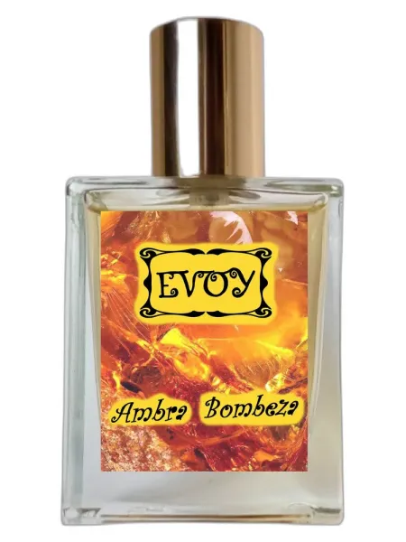 Frasco del perfume EVOY Ambra Bombeza unisex