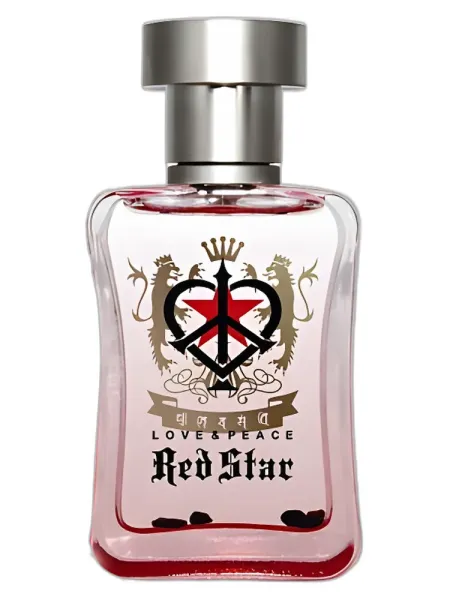 Frasco del perfume Expand Love & Peace Red Star