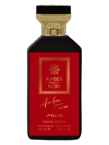 Frasco do perfume FAAN Amber Forever Noir