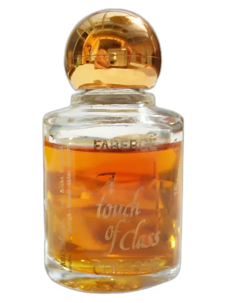 Frasco del perfume Faberge A Touch of Class unisex