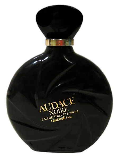 Frasco del perfume Faberge Audace Noire