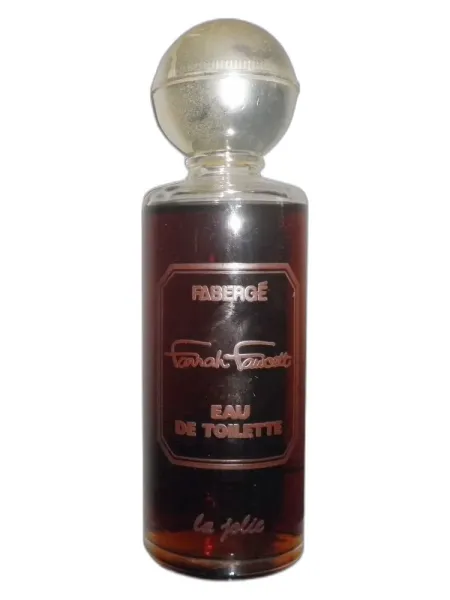 Frasco del perfume Faberge Farrah Fawcett La Jolie