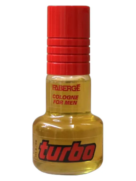 Frasco del perfume Faberge Turbo