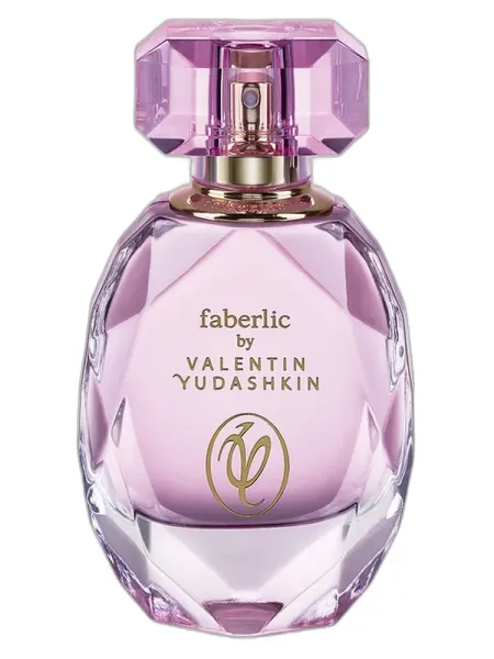 Frasco del perfume Faberlic by Valentin Yudashkin Rose