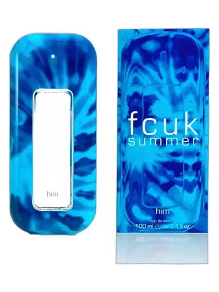 Frasco del perfume FCUK Summer Him Eau de Cologne