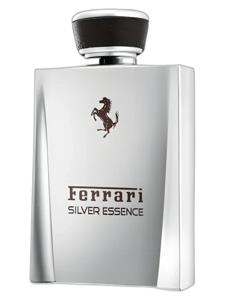 Frasco del perfume Ferrari Silver Essence