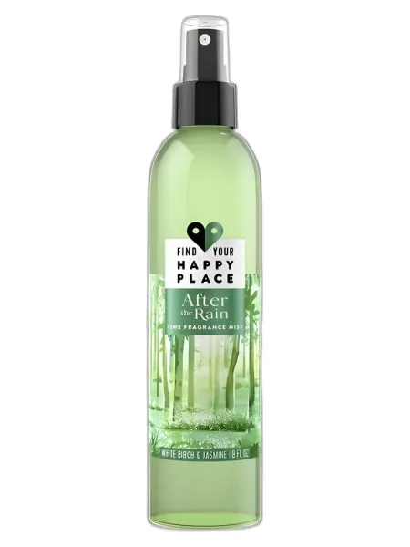 Frasco del perfume Find Your Happy Place After The Rain