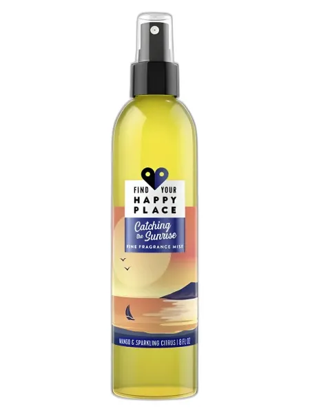 Frasco del perfume Find Your Happy Place Catching The Sunrise