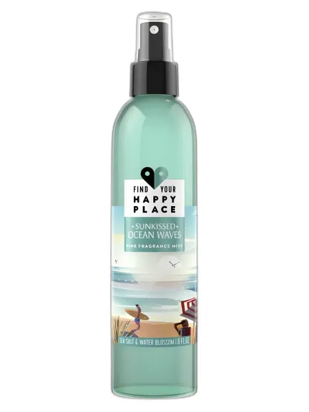 Frasco del perfume Find Your Happy Place Sunkissed Ocean Waves