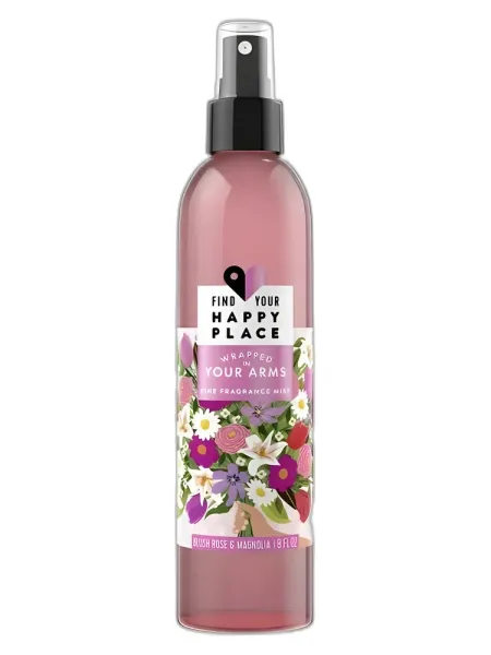 Frasco del perfume Find Your Happy Place Wrapped In Your Arms
