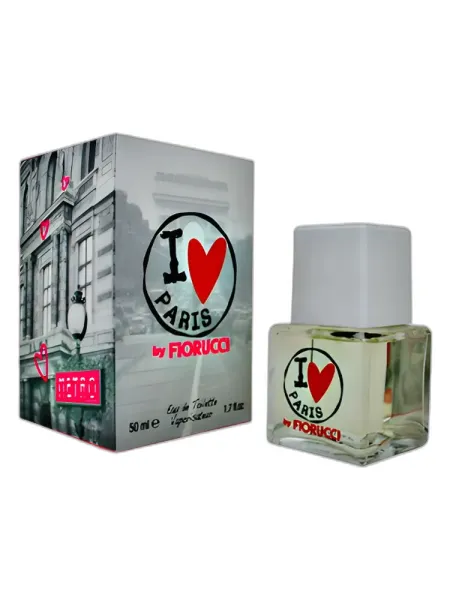 Frasco del perfume Fiorucci I Love Paris