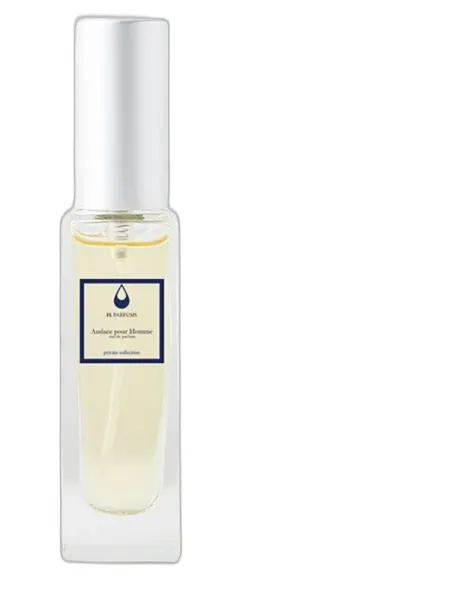 Frasco del perfume FL Parfums Audace pour Homme Eau de Parfum