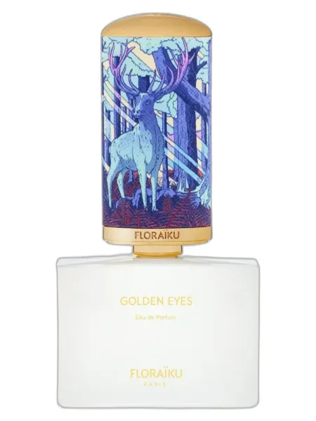 Frasco del perfume Floraïku Golden Eyes Floraiku unisex Eau de Parfum