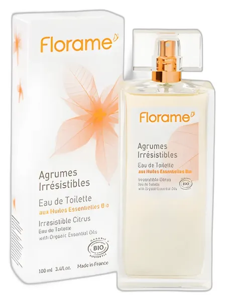 Frasco del perfume Florame Agrumes Irresistibles
