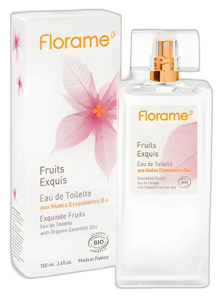 Frasco del perfume Florame Fruits Exquis Eau de Toilette