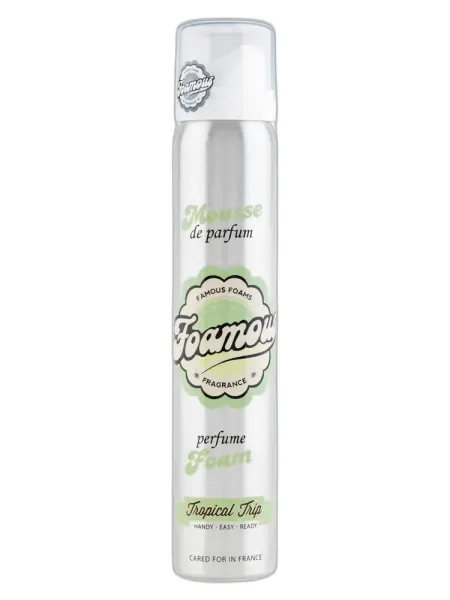 Frasco del perfume Foamous Tropical Trip