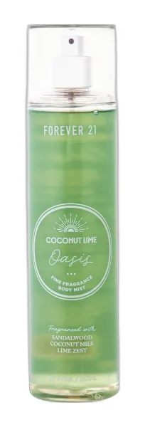 Frasco del perfume Forever 21 Coconut Lime Oasis