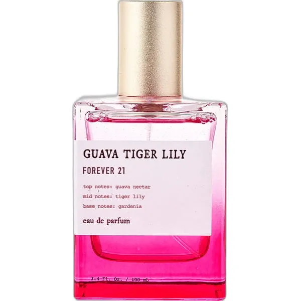 Frasco del perfume Forever 21 Guava Tiger Lily Eau de Parfum