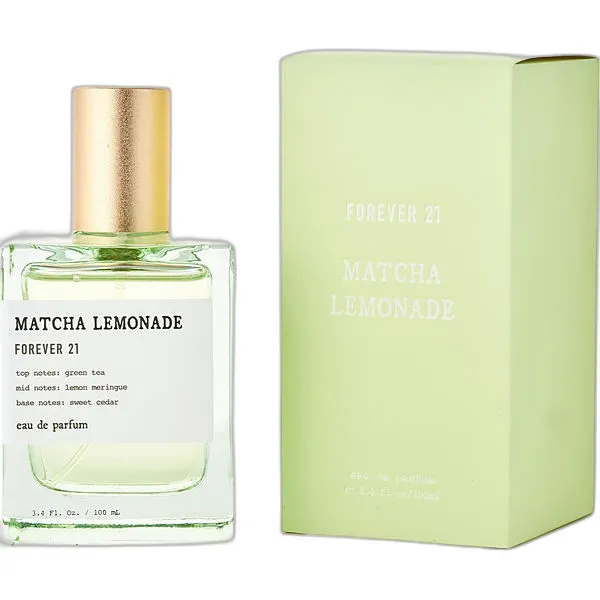 Frasco del perfume Forever 21 Matcha Lemonade Eau de Parfum