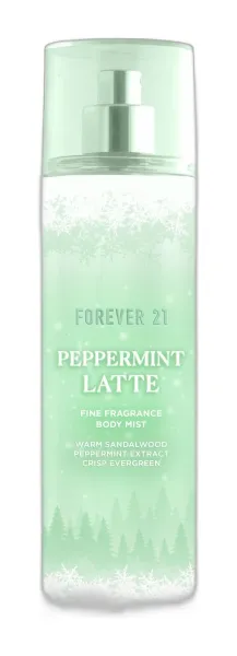Frasco del perfume Forever 21 Peppermint Latte