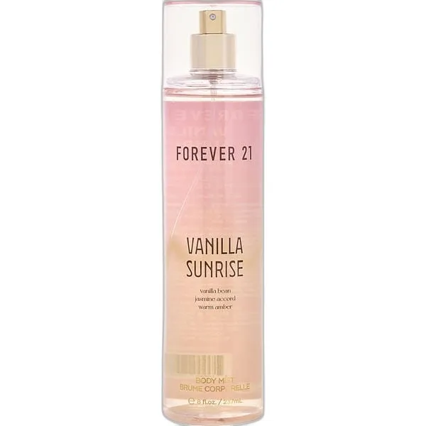 Frasco del perfume Forever 21 Vanilla Sunrise