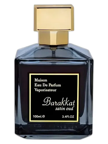 Frasco del perfume Fragrance World Barakkat Satin Oud