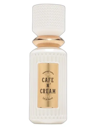 Frasco del perfume Fragrance World CAFE N' CREAM