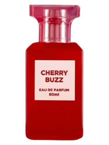 Frasco del perfume Fragrance World Cherry Buzz