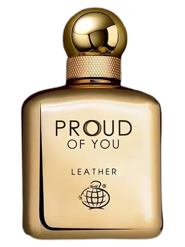Frasco del perfume Fragrance World Proud of You Leather