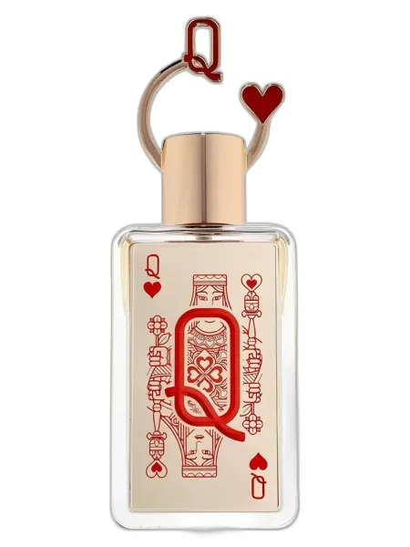Frasco del perfume Fragrance World Queen of Hearts unisex Eau de Parfum