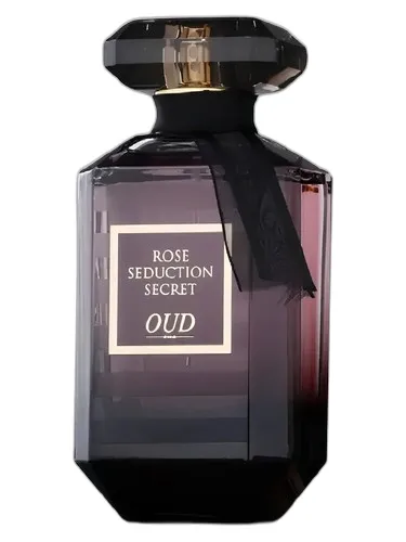 Fragrance World Rose Seduction Secret Oud perfume bottle