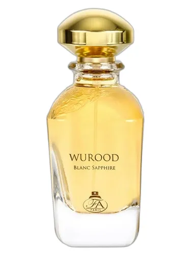 Frasco del perfume Fragrance World Wurood Blanc Sapphire