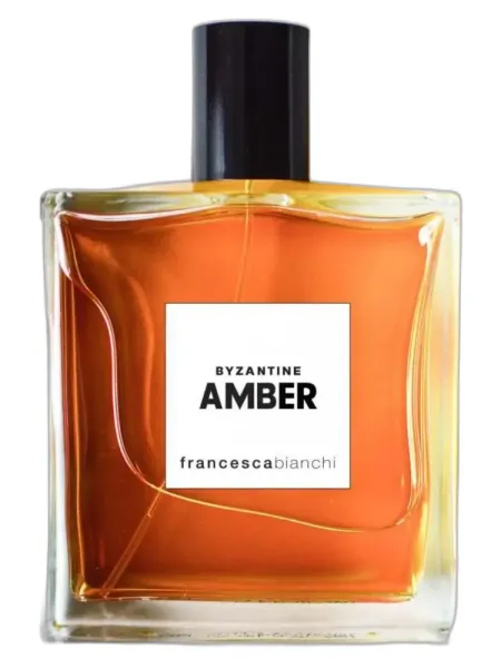 Frasco del perfume Francesca Bianchi Byzantine Amber unisex Eau de Cologne