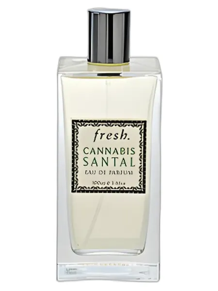 Frasco del perfume Fresh Cannabis Santal