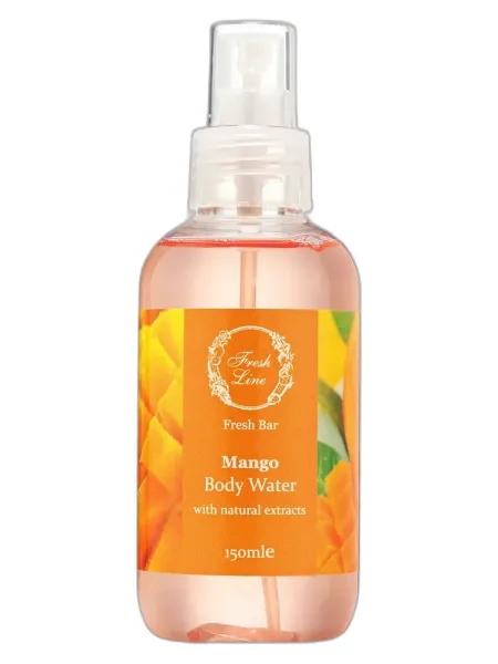 Frasco del perfume Fresh Line Mango Body Water unisex