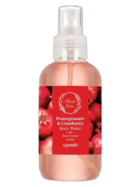 Frasco del perfume Fresh Line Pomegranate & Cranberry unisex