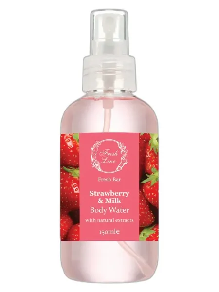 Frasco del perfume Fresh Line Strawberry & Milk unisex