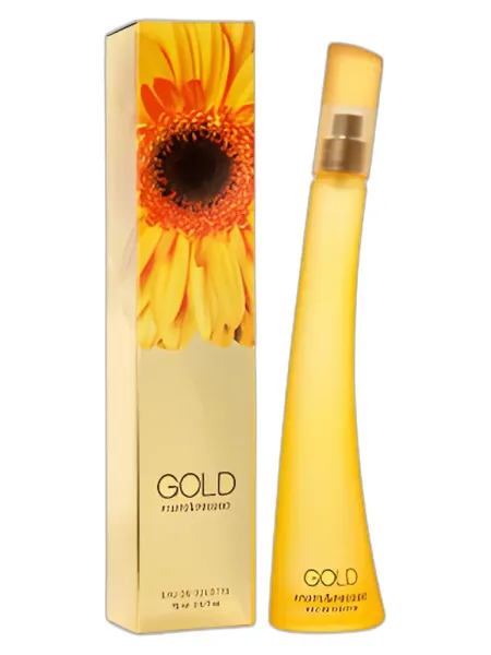 Frasco del perfume Fruits & Passion Gold