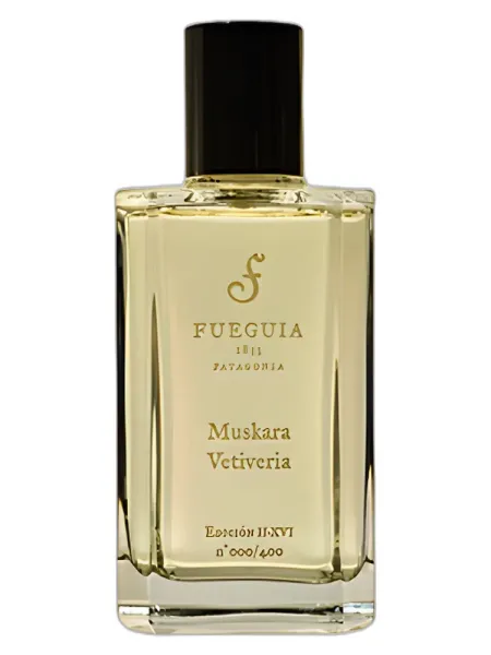 Frasco del perfume Fueguia 1833 Muskara Vetiveria unisex