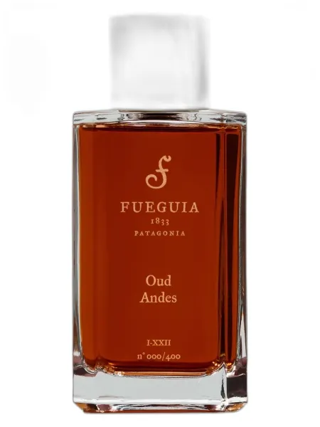 Frasco del perfume Fueguia 1833 Oud Andes unisex