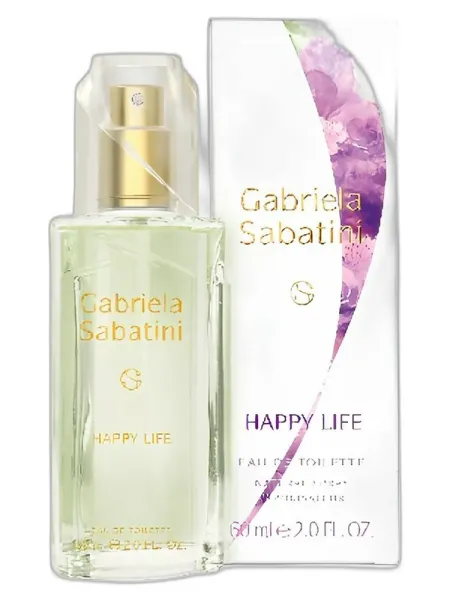 Frasco del perfume Gabriela Sabatini Happy Life