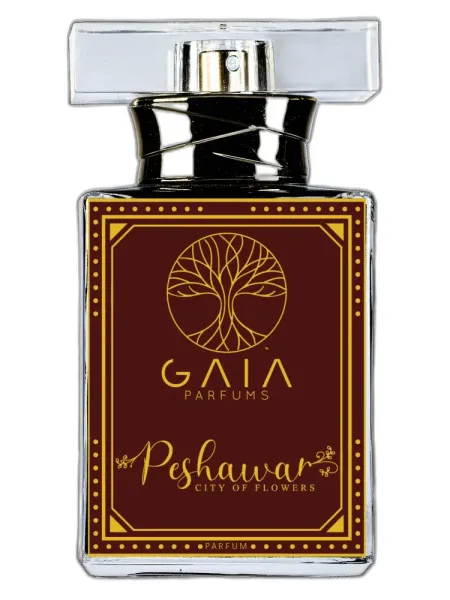Frasco del perfume Gaia Parfums Peshawar A City of Flowers unisex Eau de Parfum